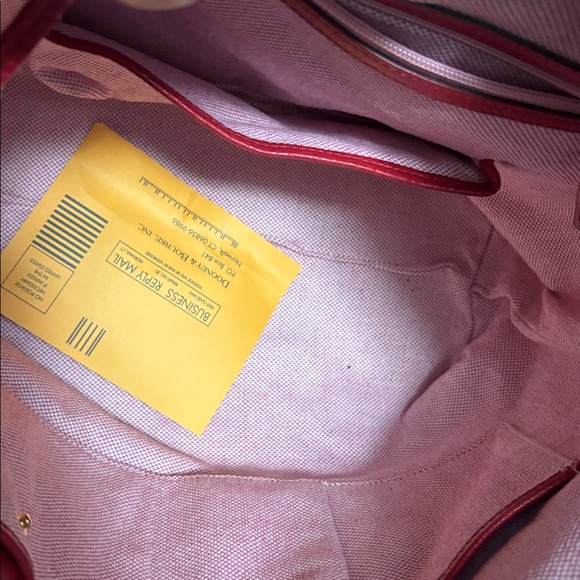 Dooney and Burke Lucy Terracotta handbag - Picture 9 of 11